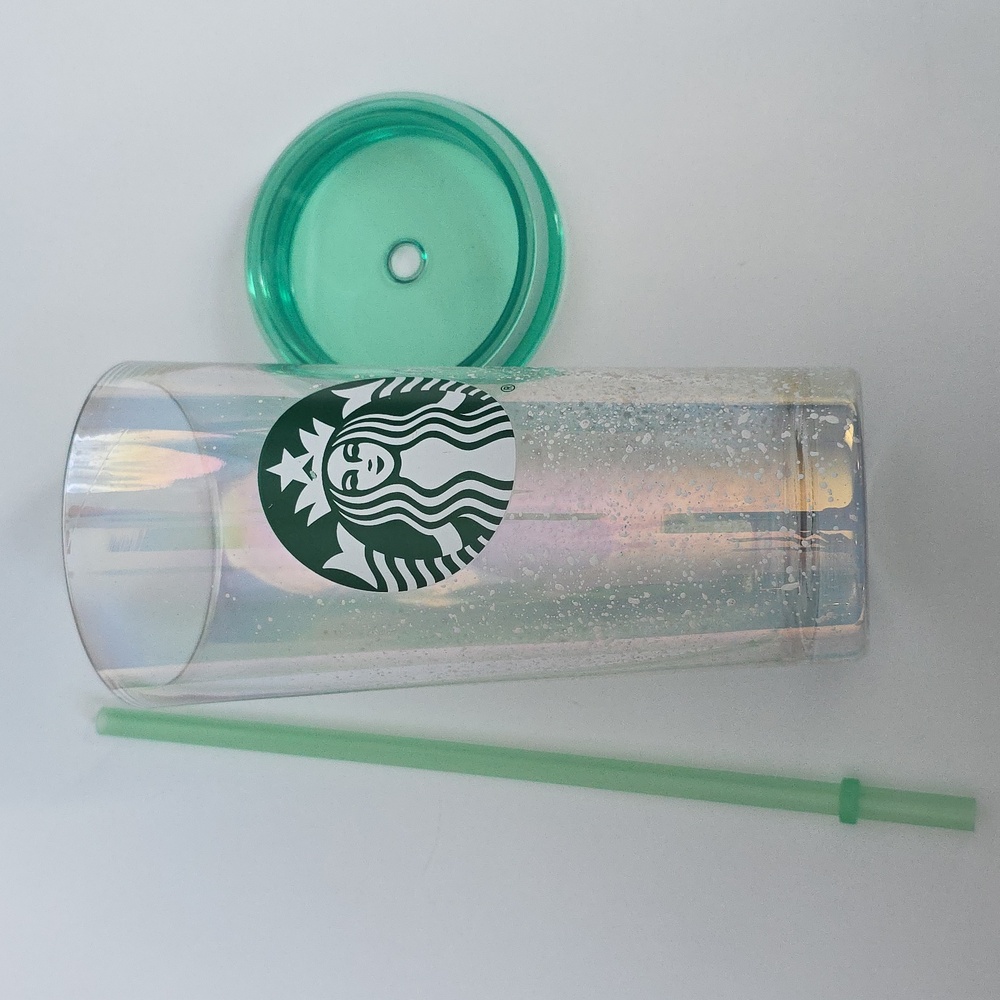 Starbucks Glass Tumbler - Travel To Go Cold Cup Glass Tumbler - Picture 5 of 5